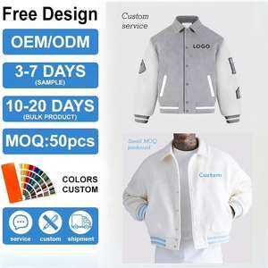 مخصص الرجال البيسبول جيرسي الشارع الشهير اسكواش سترة واقية من الجلد سترة بومبر مع الرياضة ليترمان أوم الخدمة المتاحة - Product Image 4