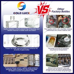 Botellas de Vidrio Mate Apilables de 200 ml, Dividibles y Combinables, Botellas Redondas para Vino, Licor, <span class=keywords><strong>Vodka</strong></span>, Whisky, Ginebra, Tequila <span class=keywords><strong>con</strong></span> Tapas - Product Image 4