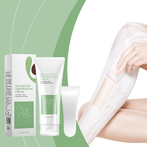 Crème dépilatoire à base de plantes indolore pour les zones sensibles, y compris le visage et les aisselles - Product Image 1