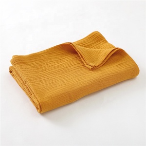 Plain Dyed Organic Cotton Muslin Swaddle <strong>Blanket</strong> Baby Swaddle <strong>Wrap</strong>, Baby <strong>Wraps</strong> - Product Image 3