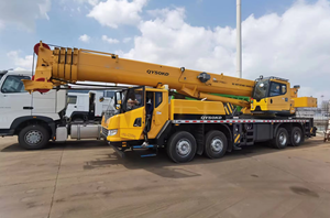 מנוף נייד 50 טון QY50KD 6.1x7.1 מטר טווח הרמה הידראולי יעיל במיוחד לאתר בנייה, זרוע אופציונלית - Product Image 3