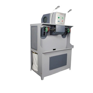 Machine de ponçage et de polissage électrique industrielle à double tête pour cuir, avec aspiration des poussières intégrée, pour le meulage et le dégrossissage efficaces des chaussures - Product Image 5