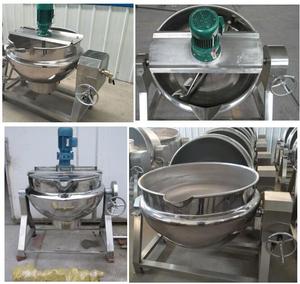 Hot Selling Customized Planet Mixing Cooking <b>Jacketed</b> Kettle/pot/frying Pan Gas Indirect <b>Jacketed</b> Boiling Pan Made in China - Product Image 3