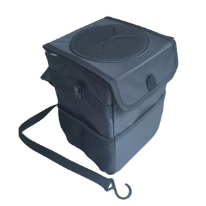 Poubelle de voiture pliable en tissu <span class=keywords><strong>Oxford</strong></span> imperméable, boîte de rangement créative, sac de rangement suspendu au dossier du siège - Product Image 1