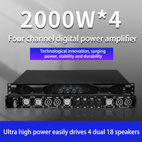 Amplificateur de puissance DJ PA de classe D série DA20K4 20000 Watts, 4 canaux, meilleures ventes