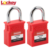 Verrou de sécurité Lockey OEM 25 mm Master Loto, cadenas de sécurité en acier et nylon, certifié CE, garantie 1 an
