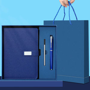 Set Regalo di Lusso Personalizzati Taccuino A5 e Penna, Idea Regalo <span class=keywords><strong>per</strong></span> <span class=keywords><strong>Uomo</strong></span> con Logo Personalizzato, Regalo Aziendale Taccuino con Fibbia e Penna - Product Image 6