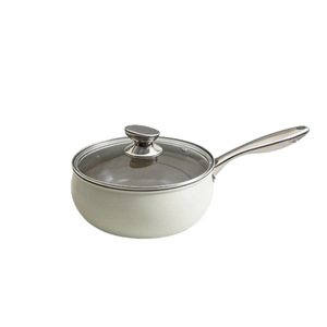Shanzu Big Belly Pot Titanium Nonstick Pan 24 Cm For Frying And Stirfrying - Product Image 1