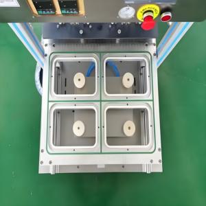 Machine de scellage sous vide semi-automatique multifonction 4 tasses en <span class=keywords><strong>acier</strong></span> inoxydable 304, haute précision pour le remplissage et le formage de barquettes en plastique - Product Image 4