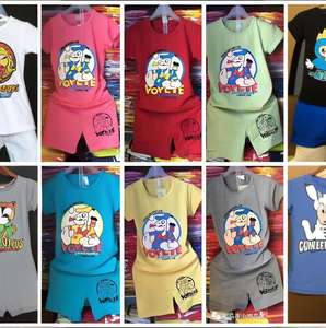 Venta al por Mayor de Ropa Casual Surtida para Niños, Inventario de Verano con Estilo Estampado de Dibujos Animados, Envío Aleatorio - Product Image 6