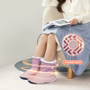 Portable Graphene Electric <b>Heated</b> Foot Warmers Women Snow Boots for Bedroom RV & Outdoor Use Electrically <b>Heated</b> Shoes - Product Image 5