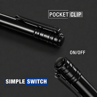 Mini lampe torche LED personnalisée, lampe de poche, stylo torche, lampe torche médicale