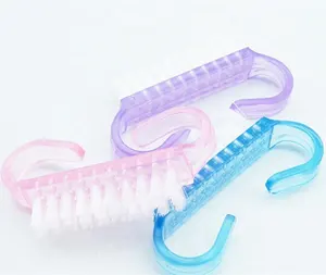 7X3.5CM Poignée <span class=keywords><strong>Pinceaux</strong></span> Ongles Frotter À La Main Brosse De Nettoyage 50 pcs/<span class=keywords><strong>lot</strong></span> Couleur Aléatoire En Gros Brosse À Ongles - Product Image 1