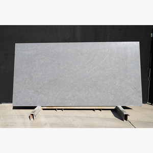 Mặt bàn phòng tắm bằng đá thạch anh nhân tạo Runpin 0 Silica, tấm lớn, bề mặt đánh bóng, dùng cho dự án trang trí nhà cửa - Product Image 2