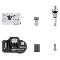 Sensor TPMS XHORSE XDTPM1EN XTPMS, 4 Piezas, Monitoreo Preciso de Presión y Temperatura, Compatible con 315/433Mh