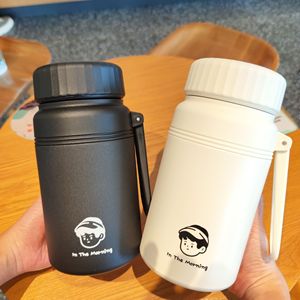 In The Morning Stainless <b>Steel</b> Water <b>Bottle</b> 1L Double Wall Vacuum Insulated With Tea Strainer Travel Use - Product Image 1