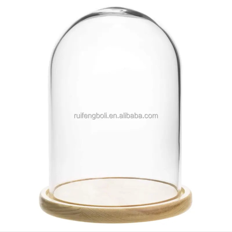 Fecho de copo de vidro personalizável, decorativo transparente para a decoração de natal