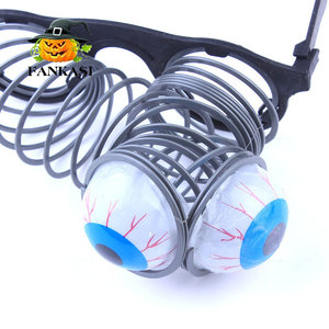 Lunettes de farce d'Halloween avec yeux mobiles, accessoires de déguisement amusants pour fête, accessoire de maquillage unisexe - Product Image 2