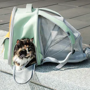 Wholesale Factory Portable Travel Pet Backpack For Small Dogs Bag And Pet Cats Travel Carrier Bag