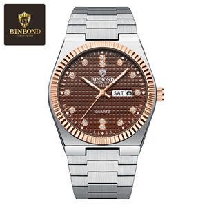 Reloj de Hombre BINBOND 2026, Ultrafino de 43mm, Estilo Ejecutivo, Cuarzo, Luminoso, Resistente al Agua 30M, Gran Venta - Product Image 5