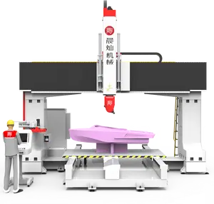 cnc 5 axis controller 3D foam woodworking mould machine router wood engraving for molde