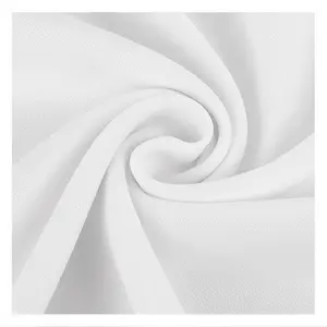 75D High Twist Georgette Moss Crepe Chiffon Fabric PFD/PBD fabric for scarf/white fabric before digital printing