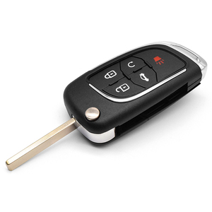 Chất Lượng Tốt C-Hevrolet 4 + 1 Nút Thông Minh Phụ Kiện Chìa Khóa Xe Sửa Đổi Lật Chìa Khóa Từ Xa Vỏ Hu100 Lưỡi Chìa Khóa Với Chữ Thập Logo - Product Image 5