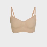 Soutien-gorge sans coutures en stock pour femmes, sans armatures, confortable, avec bretelles réglables et dos large