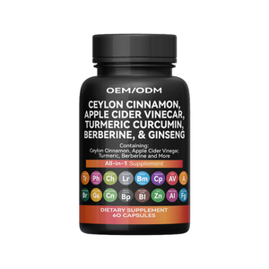 LIFEWORTH Ceylon Cinnamon Turmeric Apple Cider Vinegar <strong>Ginseng</strong> Berberine Plus Bitter Melon Gymnema Milk Thistle Fenugreek <strong>Caps</strong> - Product Image 1