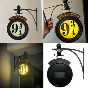 Gran oferta Magic Academy Night Light LED Lámparas colgantes de pared Plataforma Hogwarts Lámpara 3D Decoración de la habitación del hogar Regalos de cumpleaños para niños - Product Image 6