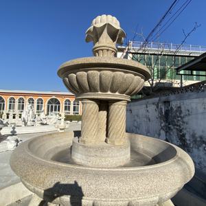 Gran fuentes al aire libre decoración de piedra de granito de agua de jardín granito swan <span class=keywords><strong>fuente</strong></span> - Product Image 5