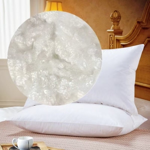 ใยโพลีเอสเตอร์รีไซเคิลสีขาวพิเศษ ทนไฟ 7D สำหรับยัดไส้เบาะและเครื่องนอน ได้รับการรับรอง OEKO TEX100 และ GRS - Product Image 2