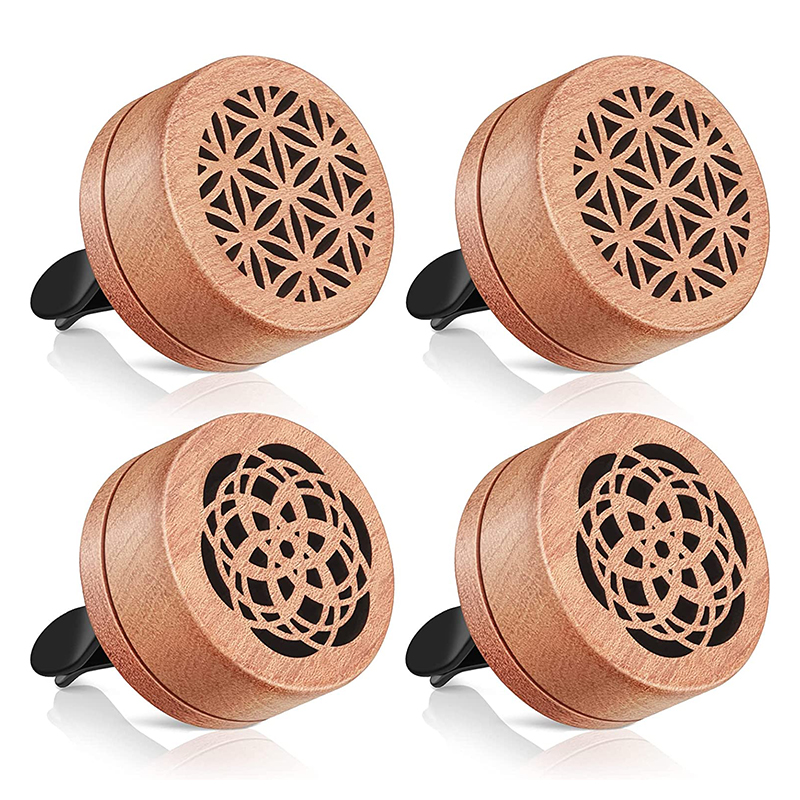 Деревянный автомобильный освежитель воздуха на заказ, освежитель воздуха с зажимом для вентиляционной решетки, освежитель воздуха в автомобиле