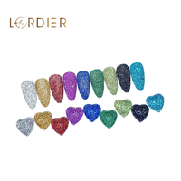 Poudre réfléchissante pour ongles, 1 boîte de paillettes, bon prix, brillante, pigment pour manucure