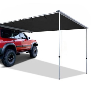 주문 제작 가능한 휴대용 옥스포드 원단 차량용 사이드 어닝 텐트 방수 SUV 픽업트럭 캠핑 장비 - Product Image 5