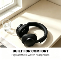 Casque supra-auriculaire et supra-auriculaire sans fil d'usine avec jeu de puces JL codec AAC pour DJ Sports Travel Mobile Phone Audiophile Use
