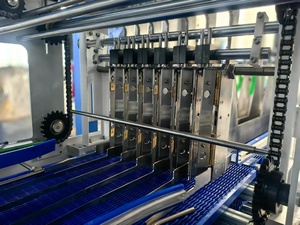 Machine de rétraction automatique de bouteilles en verre électrique haute vitesse, moteur, 30 paquets/min, emballage à film en une seule rouleau, certifiée CE, nouvelle génération pour l'alimentation - Product Image 3