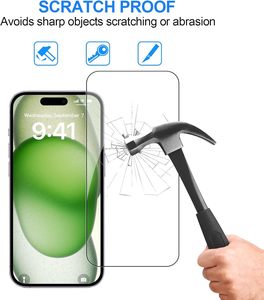 AilesTecca 9D Full Cover Premium Protecteurs d'écran en verre trempé pour <span class=keywords><strong>iPhone</strong></span> 16 15 14 12 Pro Max Mini X <span class=keywords><strong>XR</strong></span> XS 8 7 6 SE 2020 - Product Image 6