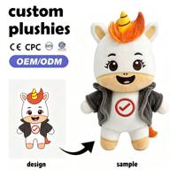 Peluche personnalisée en coton Mascotte OX de sport OEM ODM, Animal en peluche avec maillot de basket-ball, Logo personnalisé, Souvenir d'événement sportif