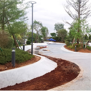 Banco de Fibra de Vidrio para Árbol, Asientos para Parque al Aire Libre, Diseño Contemporáneo para 4 Personas, Muebles de Patio Modernos y Duraderos - Product Image 2