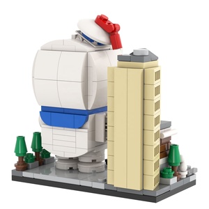Moc7149 Đầu Gạch <span class=keywords><strong>Ghostbusters</strong></span> Stay Puft Marshmallow Người Đàn Ông Con Số Hành Động Mô Hình Xây Dựng Khối Bộ Đồ Chơi Giáo Dục - Product Image 4