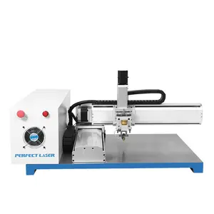 Mesin pemotong kaca otomatis CNC pisau berlian Mini 1mm dasar sel tenaga surya kaca ITO pelapis Lab Laser sempurna