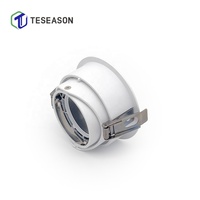 Cadre de projecteur à 3 anneaux en aluminium TN412R1, couverture de 83 mm, découpe de 75 mm, IP20, chargement frontal, remplacement