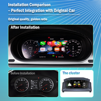 Afficheur LCD numérique compatible avec VW-T6 2016-2020, système Linux, CarPlay sans fil, Android Auto, multiples thèmes d'interface utilisateur, Plug and Play