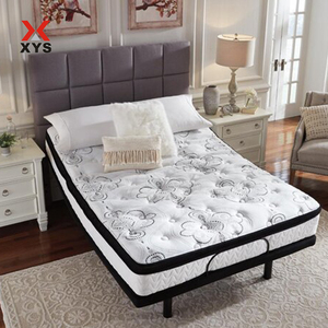 Foshan Mattress Sleepwell Orthopaedic Natural Latex Pocket Spring Queen Sizes Gel Memory Foam Spring Mattress