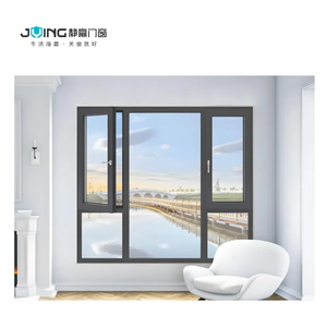 Окна и двери JYing Top Window Brand: ультратонкие стеклянные окна и двери из алюминиевого сплава, узкие окна от пола до потолка. - Product Image 4