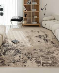 공장 직판 높은 얼룩 방지 쉬운 청소 소파 지역 깔개 대형 방수 폴리 프로필렌 짠 카펫 타피 거실 - Product Image 6