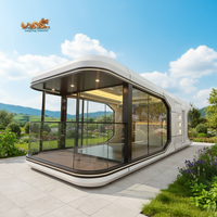 Design moderne Espace commercial Mobile Luxe Petite maison capsule préfabriquée Hôtel