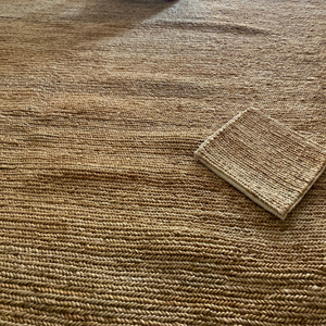 Natural Wool Hand Tufted High Pile <b>Rug</b>-Eco-Friendly Modern Style Non-Slip PET Friendly Washable Reversible Solid Color Picnic - Product Image 1