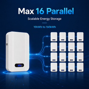Batería de Litio de 5Kwh Powerwall 51.2V para Montaje en Pared, Paquete de Baterías de 100AH 200AH, Sistema de Almacenamiento de Energía Solar para el Hogar, 48V 100Ah 51.2V 100AH 48V LiFePO4 - Product Image 6